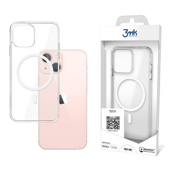 Etui IPHONE 13 MINI 3MK MagCase transparentne