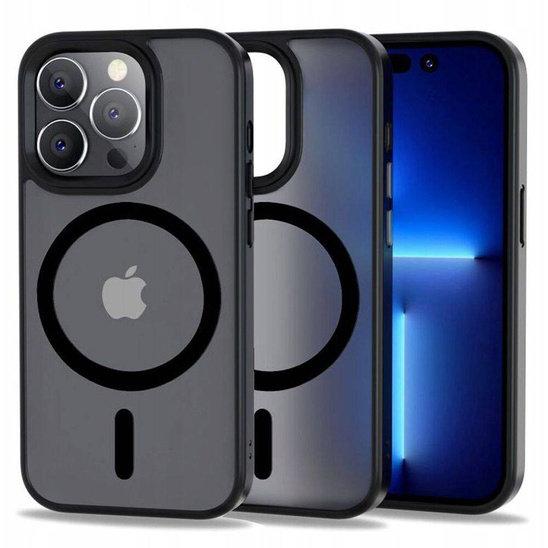 Case IPHONE 12 PRO MAX Tech-Protect Magmat MagSafe Matte black