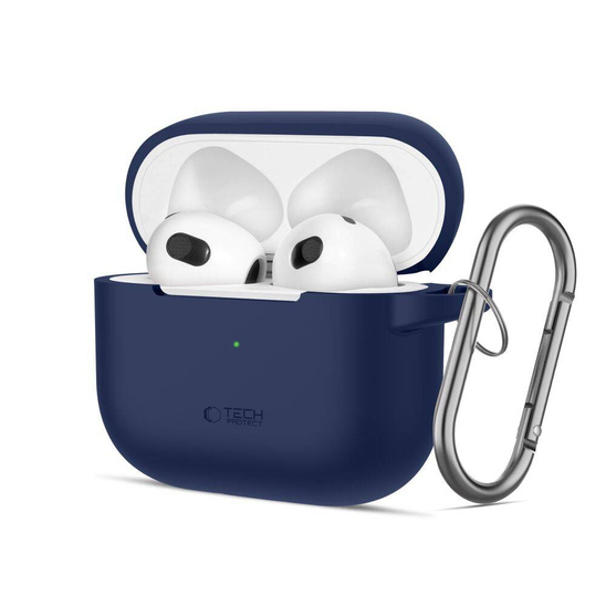 Case APPLE AIRPODS 3 Tech-Protect Silicone navy blue