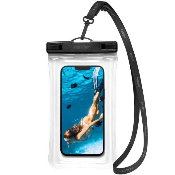 Case Spigen A610 Universal Waterproof Float Crystal Clear transparent