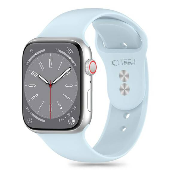 Strap for APPLE WATCH 3 / 4 / 5 / 6 / 7 / 8 / 9 / SE (38 / 40 / 41 MM) Tech-Protect Silicone Sky light blue