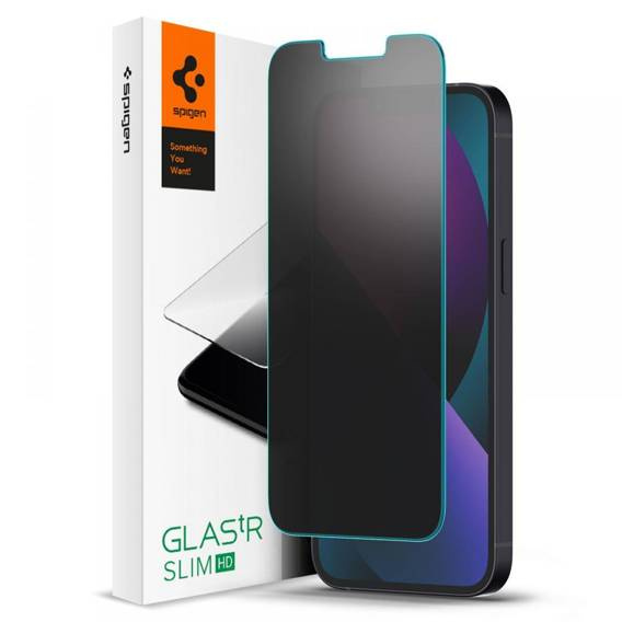 Tempered Glass IPHONE 13 / 13 PRO Spigen Glas.tr Slim Privacy