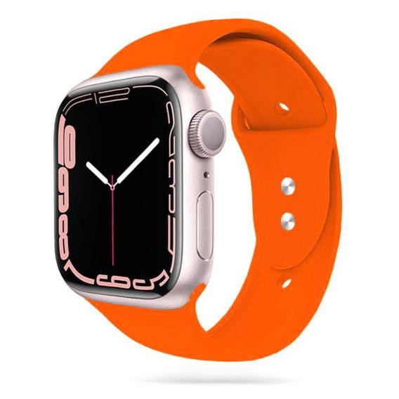 Pasek do APPLE WATCH 4 / 5 / 6 / 7 / 8 / 9 / SE / ULTRA 1 / ULTRA 2 (42 / 44 / 45 / 49 MM) Tech-Protect IconBand pomarańczowe