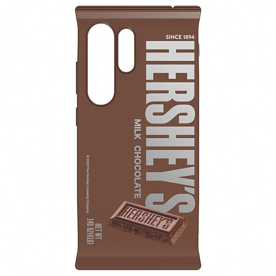 Original Case SAMSUNG GALAXY S25 ULTRA Hershey`s Milk Chocolate Snack brown