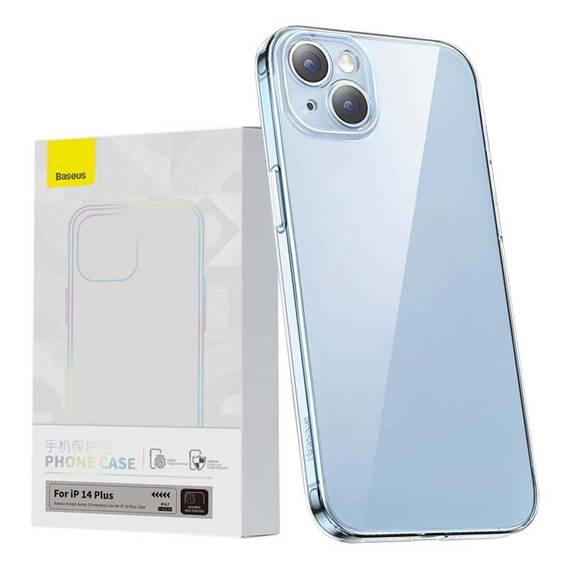Etui IPHONE 14 PLUS Baseus Simple transparentne