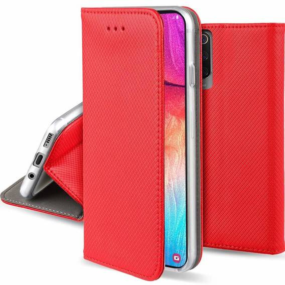 Etui IPHONE 7 Portfel z Klapką Flip Magnet czerwone