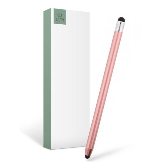 Rysik do Urządzeń z Ekranem Dotykowym Tech-Protect Magnet Stylus Pen różowe złoto