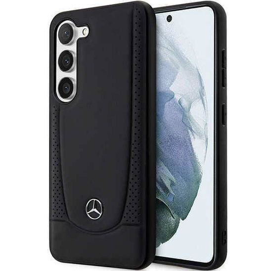 Case SAMSUNG GALAXY S23 Mercedes Leather Urban Line (MEHCS23SARMBK) black