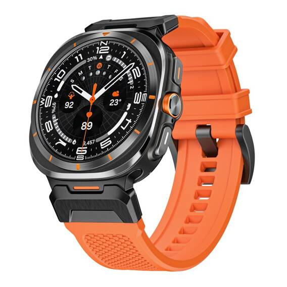 Strap for SAMSUNG GALAXY WATCH ULTRA (47MM) Tech-Protect Delta Pro orange