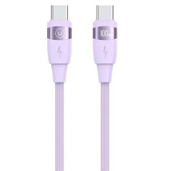 USAMS Cable U85 USB-C to USB-C 100W 1.2m PD Fast Charging purple/purple SJ632USB03 (US-SJ632)