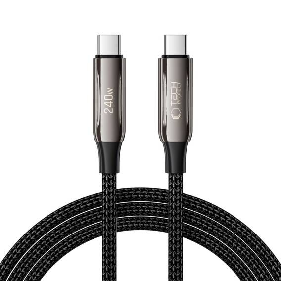 TECH-PROTECT UB10T ULTRABOOST TYPE-C CABLE PD240W/QC4.0 200CM BLACK