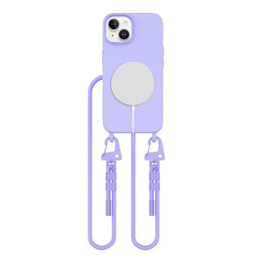 Case IPHONE 13 Tech-Protect Magnecklace MagSafe lavender