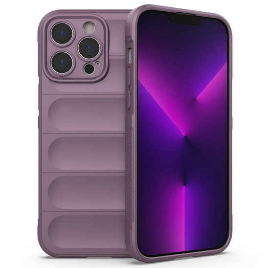 Etui IPHONE 14 PRO MAX Silky Shield lawendowe