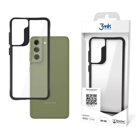 Etui SAMSUNG GALAXY S21 FE 3MK Satin Armor Case+ transparentne