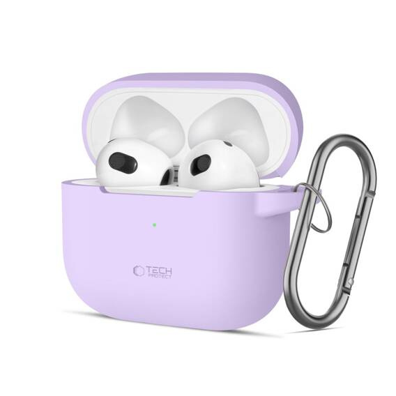 Case APPLE AIRPODS 3 Tech-Protect Silicone lavender