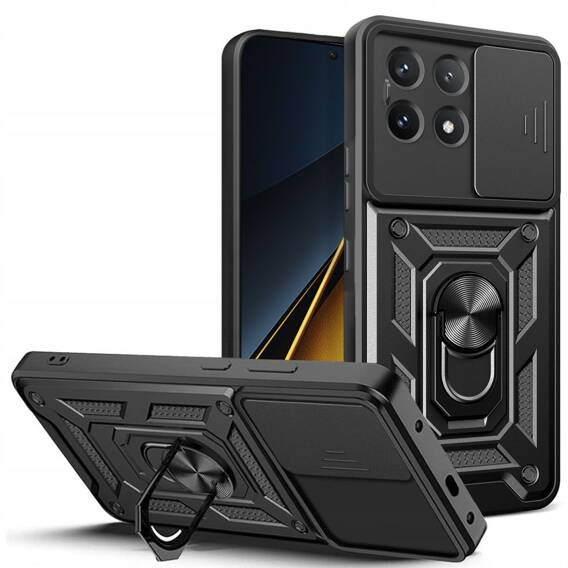 Case XIAOMI POCO X6 PRO 5G Tech-Protect Camshield Pro black