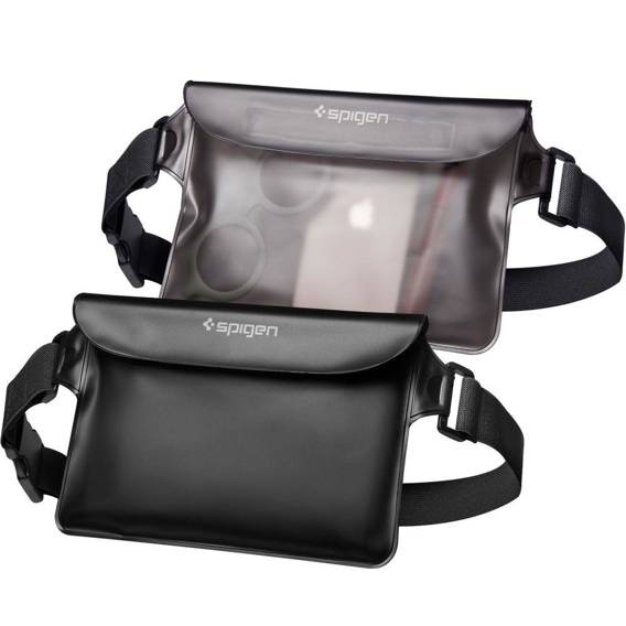 Torba Wodoodporna Spigen A620 Waterproof Waist Bag 2-pack czarna