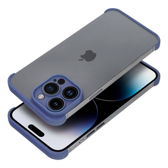Etui IPHONE 11 Osłona na Krawędzie i Obiektywy niebieskie