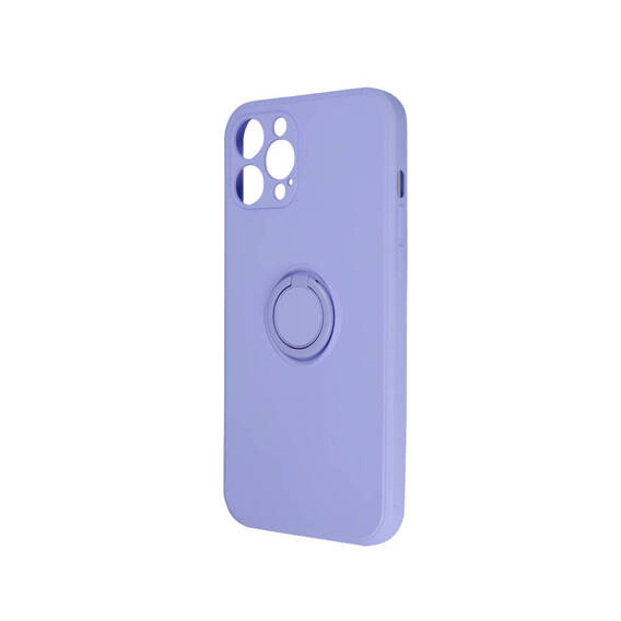 Etui SAMSUNG GALAXY S21 FE Silicone Ring fioletowe