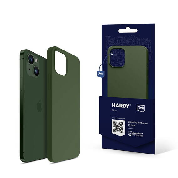 Etui APPLE IPHONE 15 3mk Hardy MagCase zielone