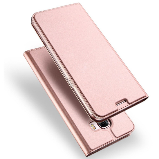 DUX DUCIS SKIN LEATHER SAMSUNG A8+ 2018 LIGHT PINK