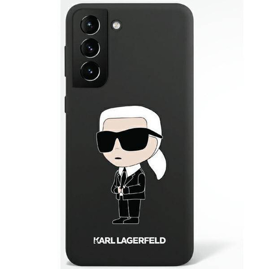 Oryginalne Etui SAMSUNG GALAXY S23 Karl Lagerfeld Hardcase Silicone Ikonik (KLHCS23SSNIKBCK) czarne