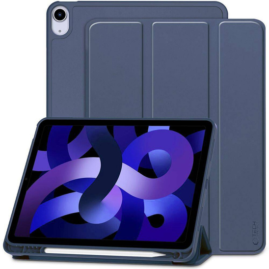 Case APPLE IPAD AIR 11.0" (6GEN / 7GEN) 2024 - 2025 / 10.9" (4GEN / 5GEN) 2020 - 2022 Tech-Protect SC Pen navy blue