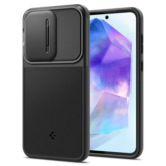 SAMSUNG GALAXY A55 5G case Spigen OPTIK Armor black