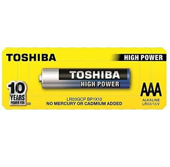 AAA Alkaline Battery TOSHIBA HIGH LR03