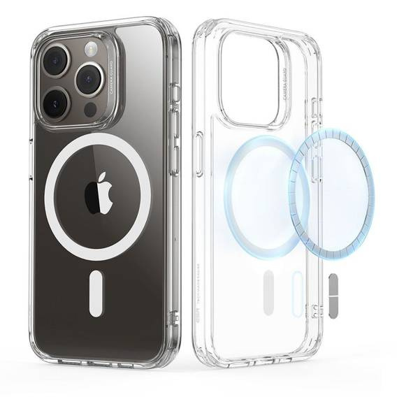 Case APPLE IPHONE 15 PRO MAX ESR CH Halolock MagSafe transparent