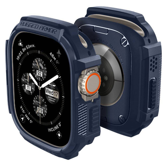 Case APPLE WATCH ULTRA (49MM) Spigen Rugged Armor navy blue