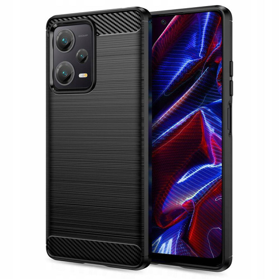 Case XIAOMI REDMI NOTE 12 5G / POCO X5 5G Tech-Protect TPU Carbon black