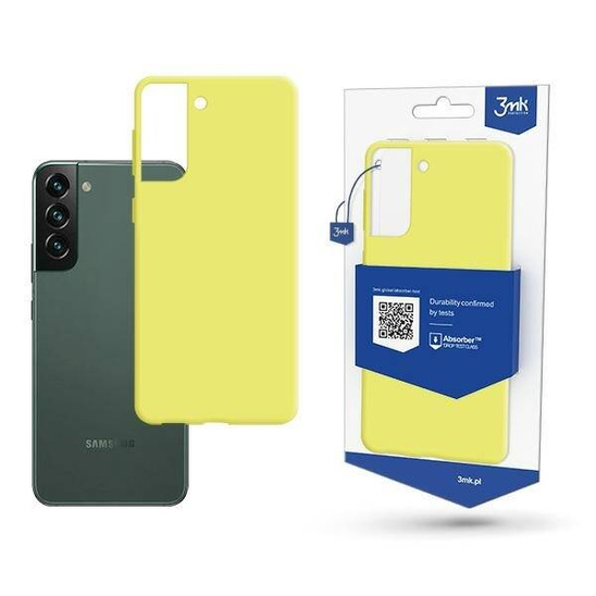 Etui SAMSUNG GALAXY S22+ 3mk Matt Case limonkowe