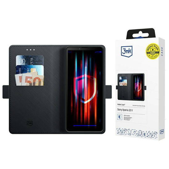 Case SONY XPERIA 10 V 3mk Wallet Case black
