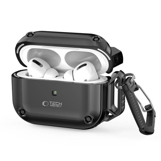 Etui APPLE AIRPODS PRO 1 / 2 Tech-Protect Rough Hook czarne