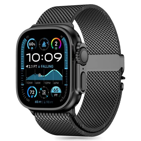 Case APPLE WATCH 6 / 7 / 8 / 9 / 10 / SE / ULTRA 1 / 2 (44 / 45 / 46 / 49 MM) Tech-Protect Milano black