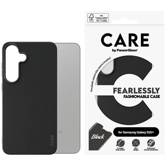 Case SAMSUNG GALAXY S25+ CARE by PanzerGlass Fashion Case black