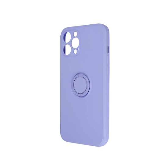 Etui SAMSUNG GALAXY S21 FE Silicone Ring fioletowe