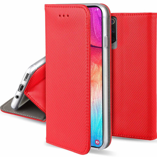 Etui SAMSUNG GALAXY S25+ Portfel z Klapką Flip Magnet czerwone