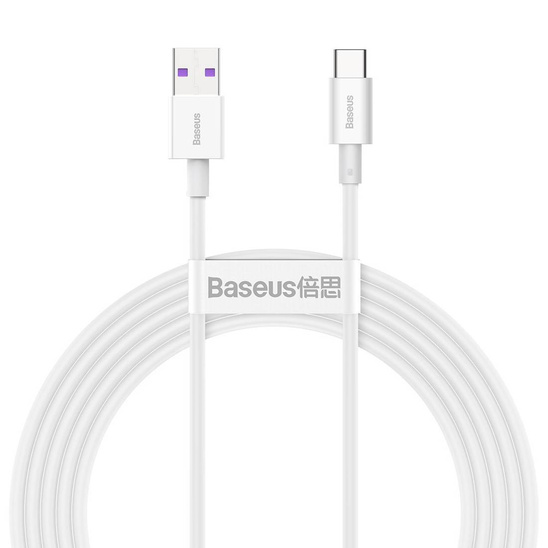 Baseus Superior Series Cable USB to USB-C, 66W, 2m (white)