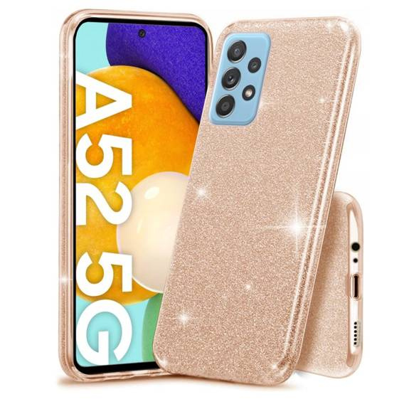 Case SAMSUNG GALAXY A52 / A52s Glitter gold