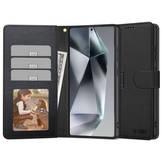 Etui SAMSUNG GALAXY S25 ULTRA Tech-Protect Wallet czarne