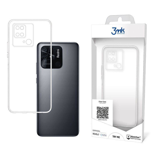 Etui XIAOMI REDMI 10C 3MK Clear Case transparentne