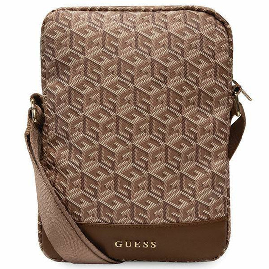 Bag TABLET 10" Guess GCube Stripes (GUTB10HGCFSEW) brown