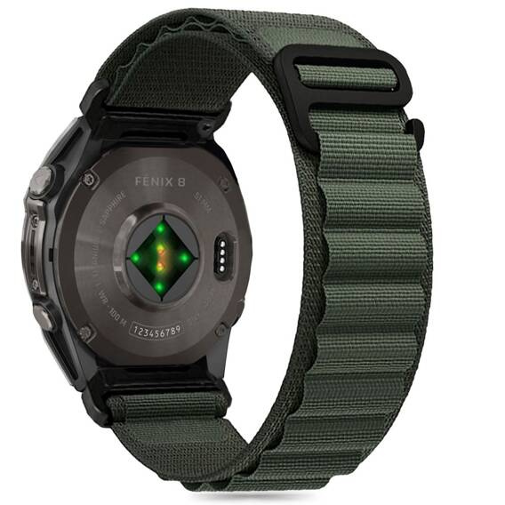 Strap for GARMIN FENIX 5 / 6 / 6 PRO / 7 / 8 / E (47MM) Tech-Protect Nylon Pro Olive green