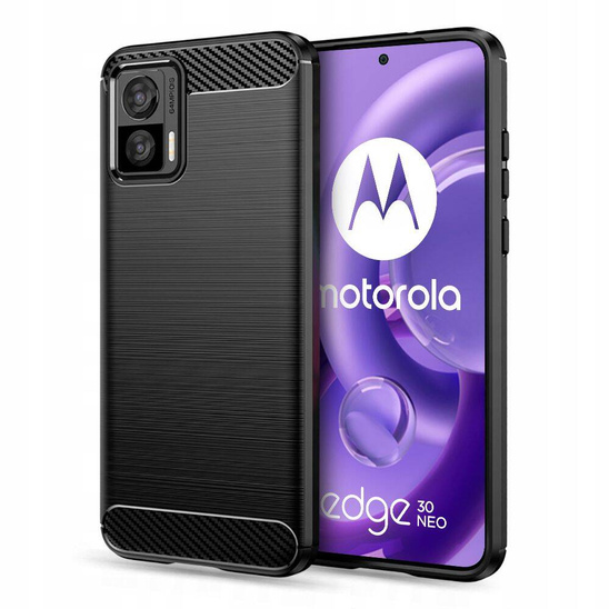 Etui MOTOROLA EDGE 30 NEO Tech-Protect TPU Carbon czarne