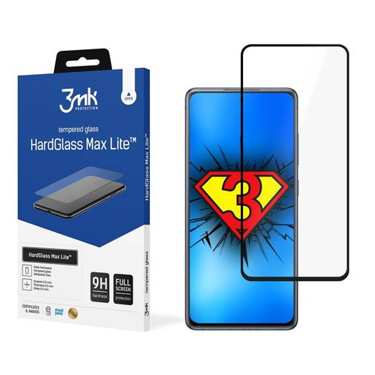 Szkło Hartowane 5D SAMSUNG GALAXY S20 FE / S20 LITE 3mk Hard Glass Max Lite czarne