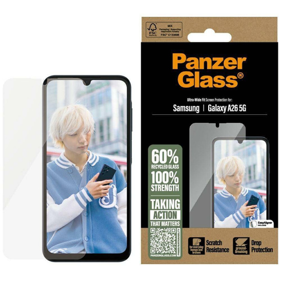 Szkło Hartowane 5D SAMSUNG GALAXY A26 5G PanzerGlass Ultra-Wide Fit