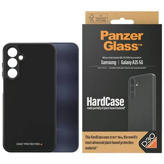 Case SAMSUNG GALAXY A25 5G PanzerGlass HardCase 3x Military grade transparent