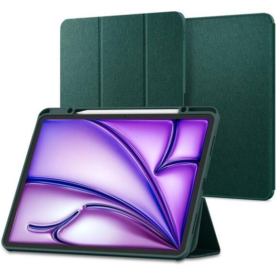 Etui APPLE IPAD AIR 10.9 (4GEN / 5GEN) / 11.00 (6GEN) Spigen Urban Fit Midnight Green ciemnozielone